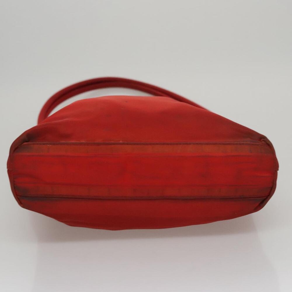 PRADA Shoulder Bag Nylon Red - Picture 9 of 13